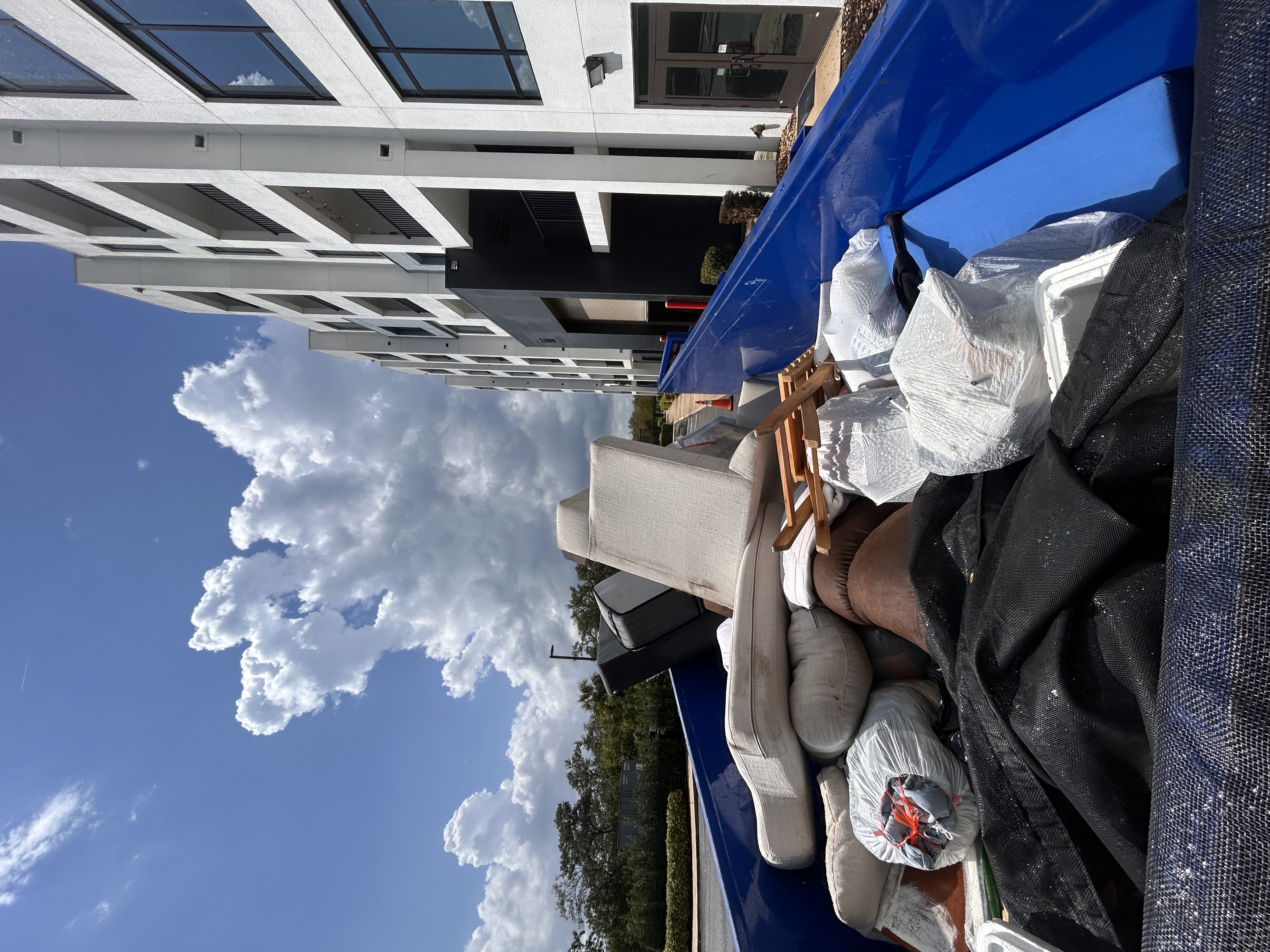 Fully loaded Junk Nation Removal trailer